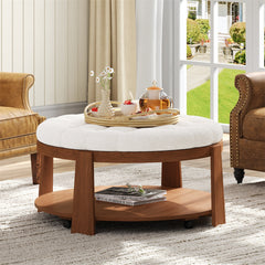 Modern Round Ottoman Coffee Table