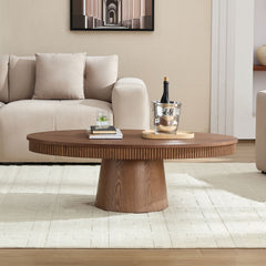 Oval Drum Coffee Table