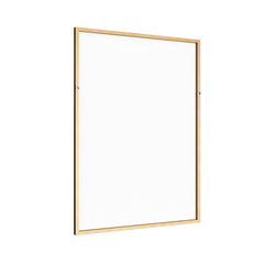 36" Gold Metal Framed Bathroom Vanity Mirror