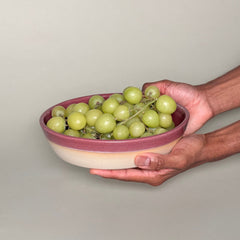 Handcrafted 8” Ceramic Entrée Bowl