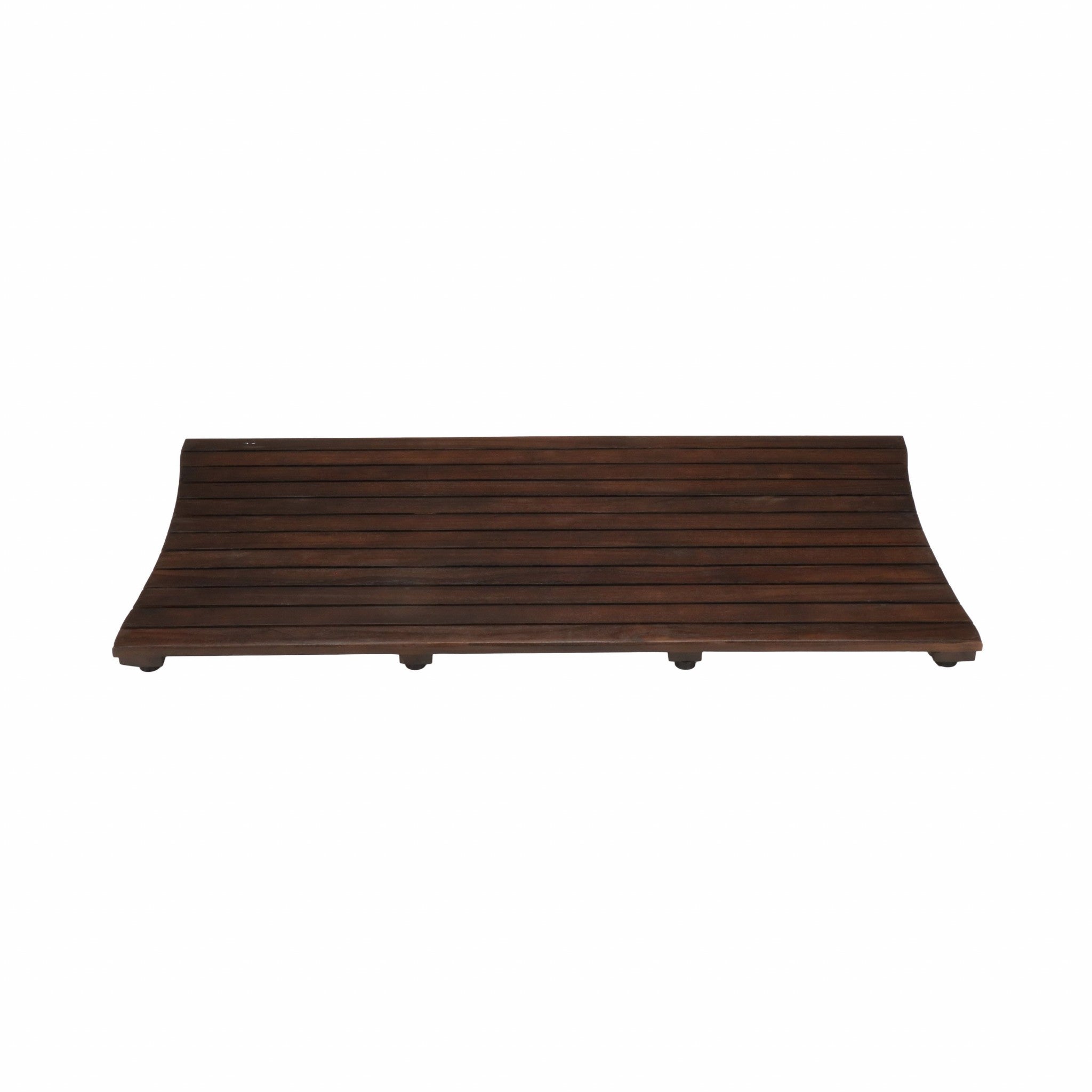 Compact Teak Floor Mat - Radiant HomeLiving