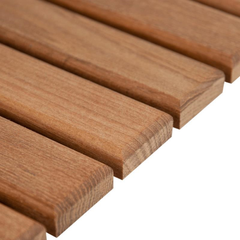 25" Premium Teak Shower Bath Mat - Radiant HomeLiving