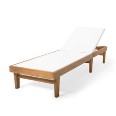 Acacia Wood Chaise Lounge