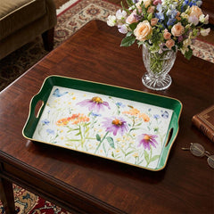 Watercolor Floral Serving Tray