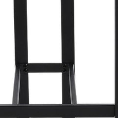 White and Black Counter Height Bar Chairs (Set of 2)