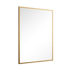 36" Gold Metal Framed Bathroom Vanity Mirror