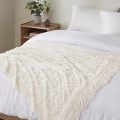 Chloe Cotton Tufted Chenille Throw