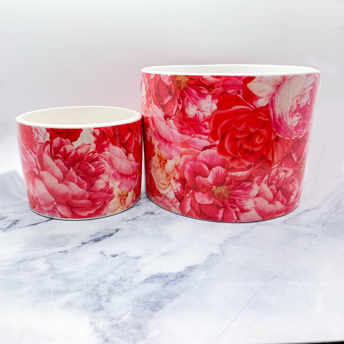 Rose Floral Cachepots