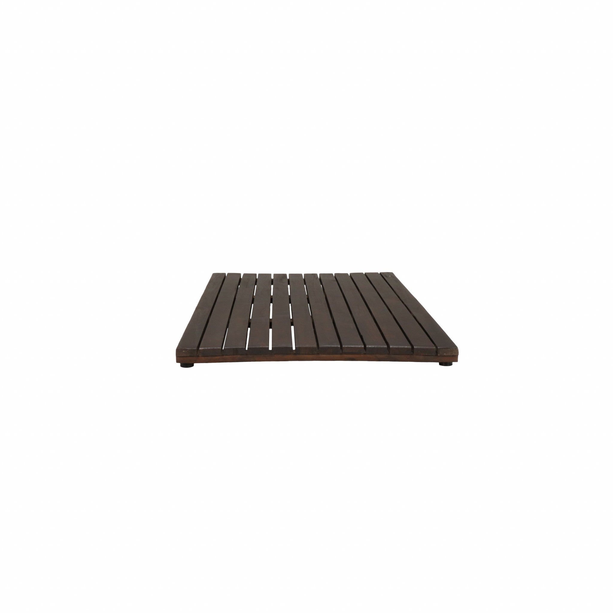 Compact Teak Floor Mat - Radiant HomeLiving