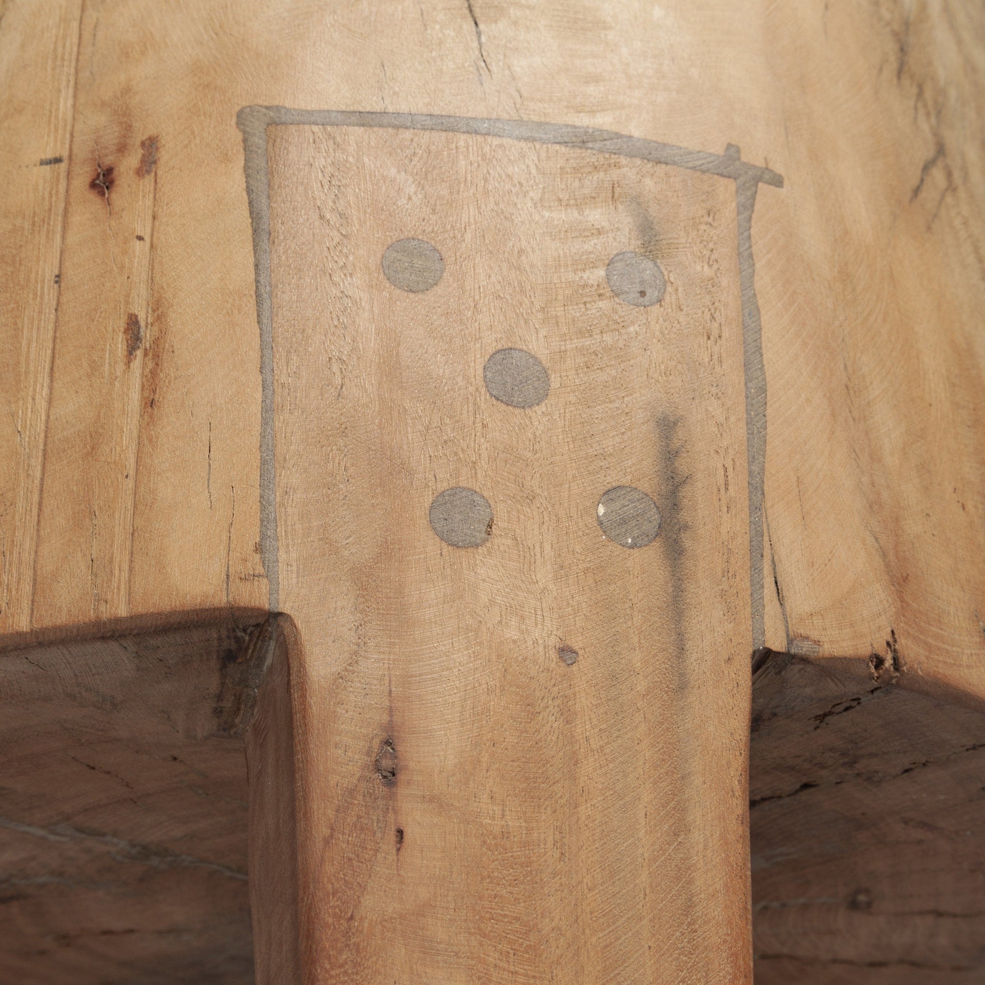 Reclaimed Wood Stool - Radiant HomeLiving