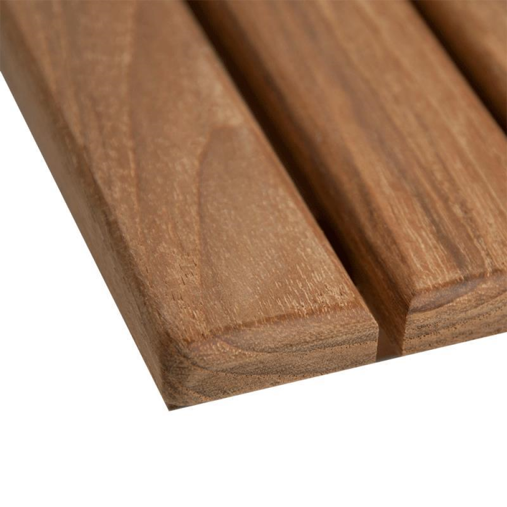 25" Premium Teak Shower Bath Mat - Radiant HomeLiving