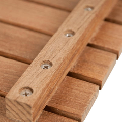 25" Premium Teak Shower Bath Mat - Radiant HomeLiving