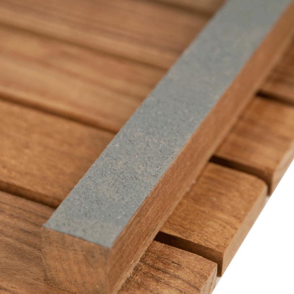 25" Premium Teak Shower Bath Mat - Radiant HomeLiving