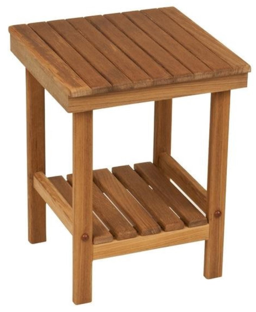 16" Grand Resort Teak Compact Shower Stool - Radiant HomeLiving